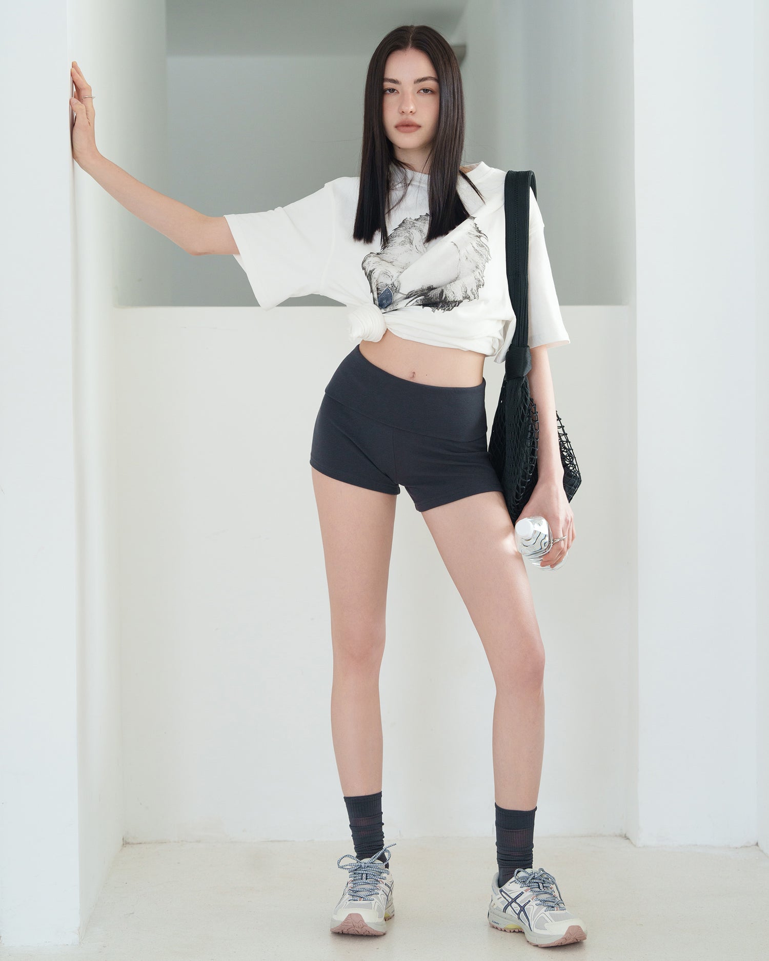 Women's Fold-Over Knit Shorts