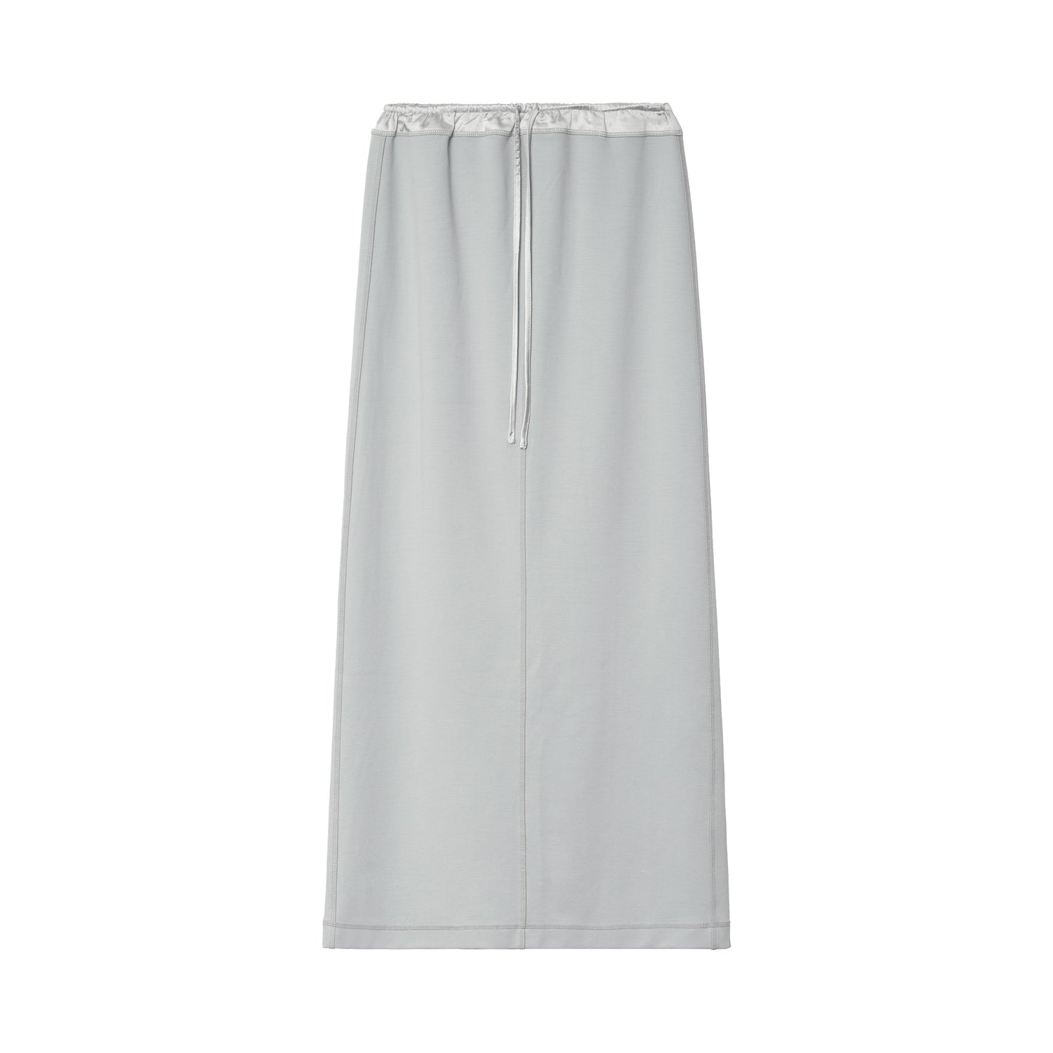 Modal High-Waisted Slim Fit Slit Midi Skirt