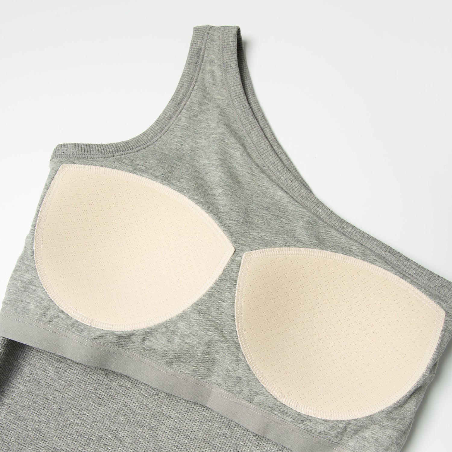 Women's Asymmetrical One-Shoulder Padded Tank Top