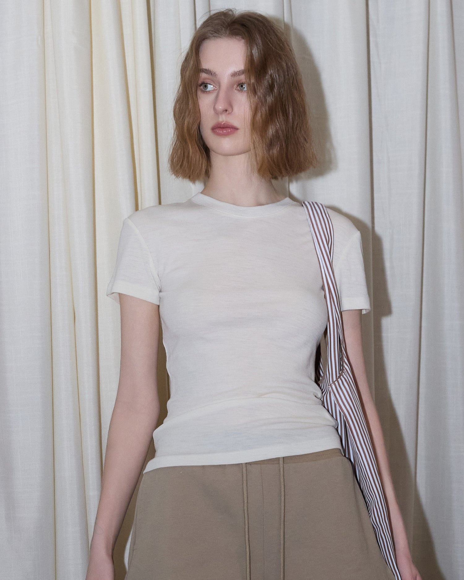 Women's Merino Wool Crew Neck T-Shirt