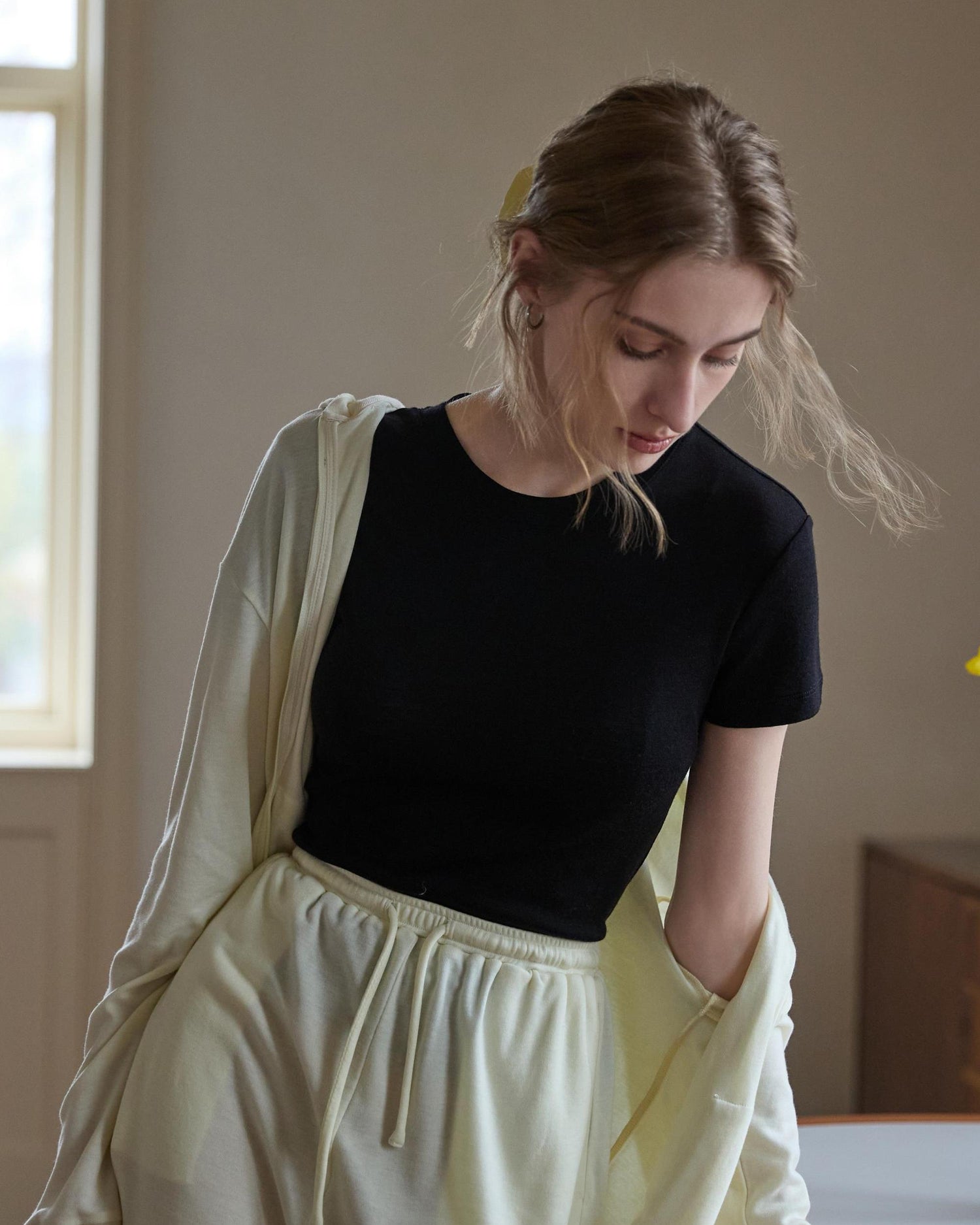 Women's Merino Wool Crew Neck T-Shirt