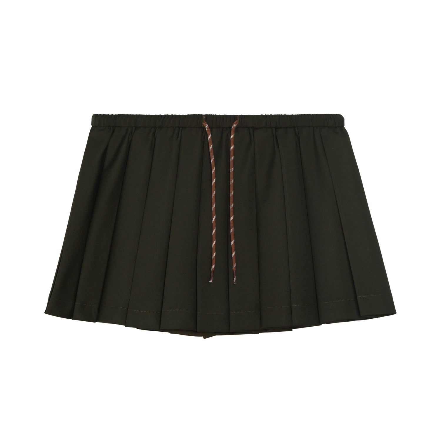 Women’s Drawstring Pleated Short Skirt