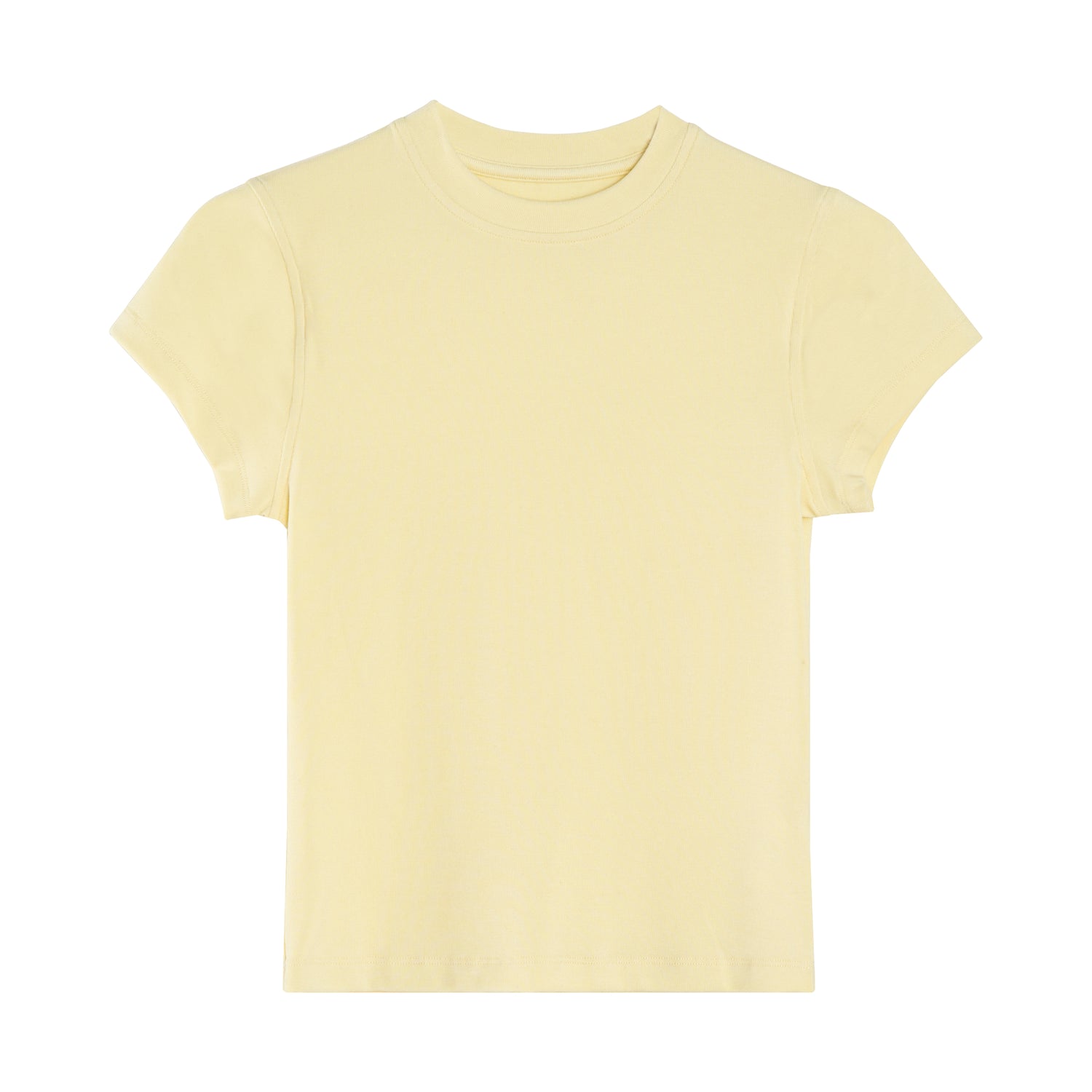 Women’s Solid Color Crewneck Short Sleeve Tee