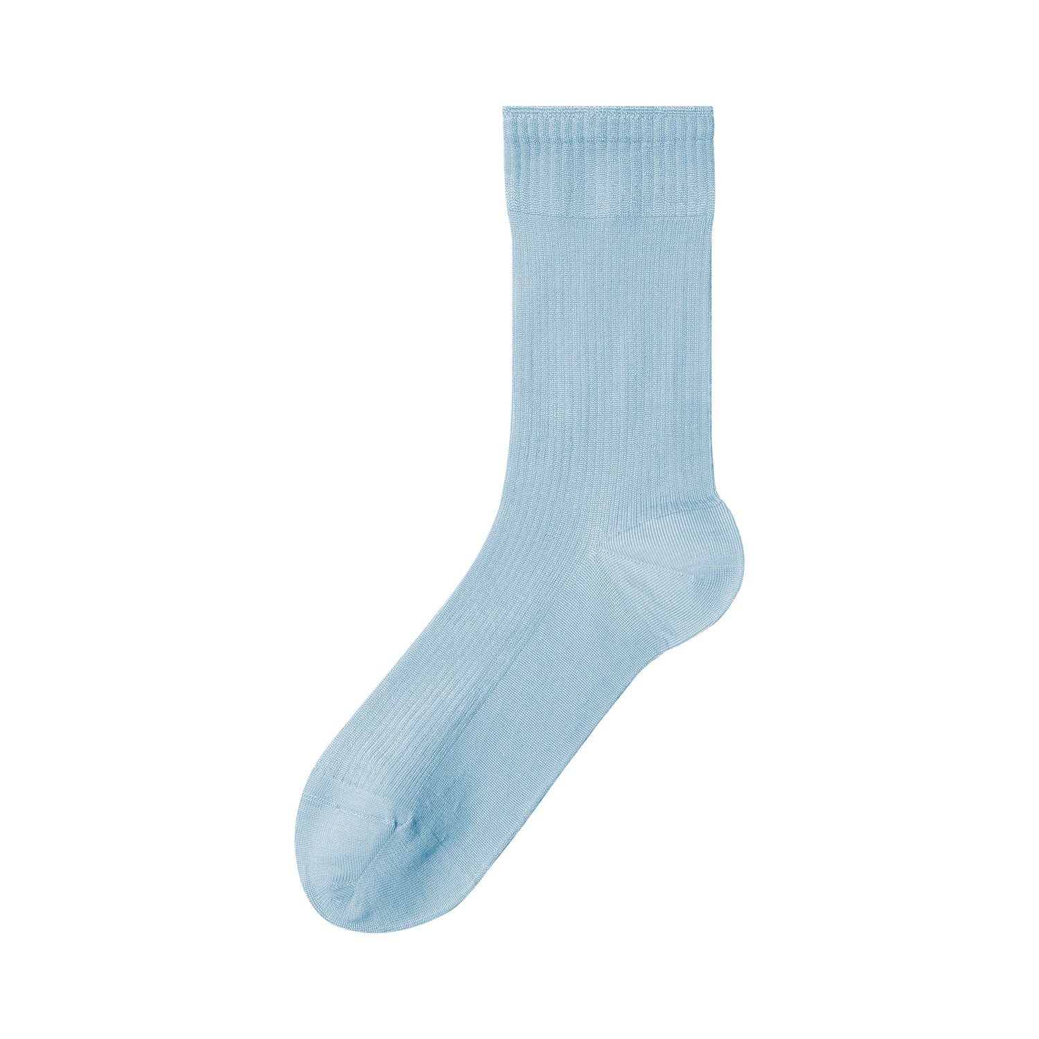 Women's Rayon Ribbed Crew Socks