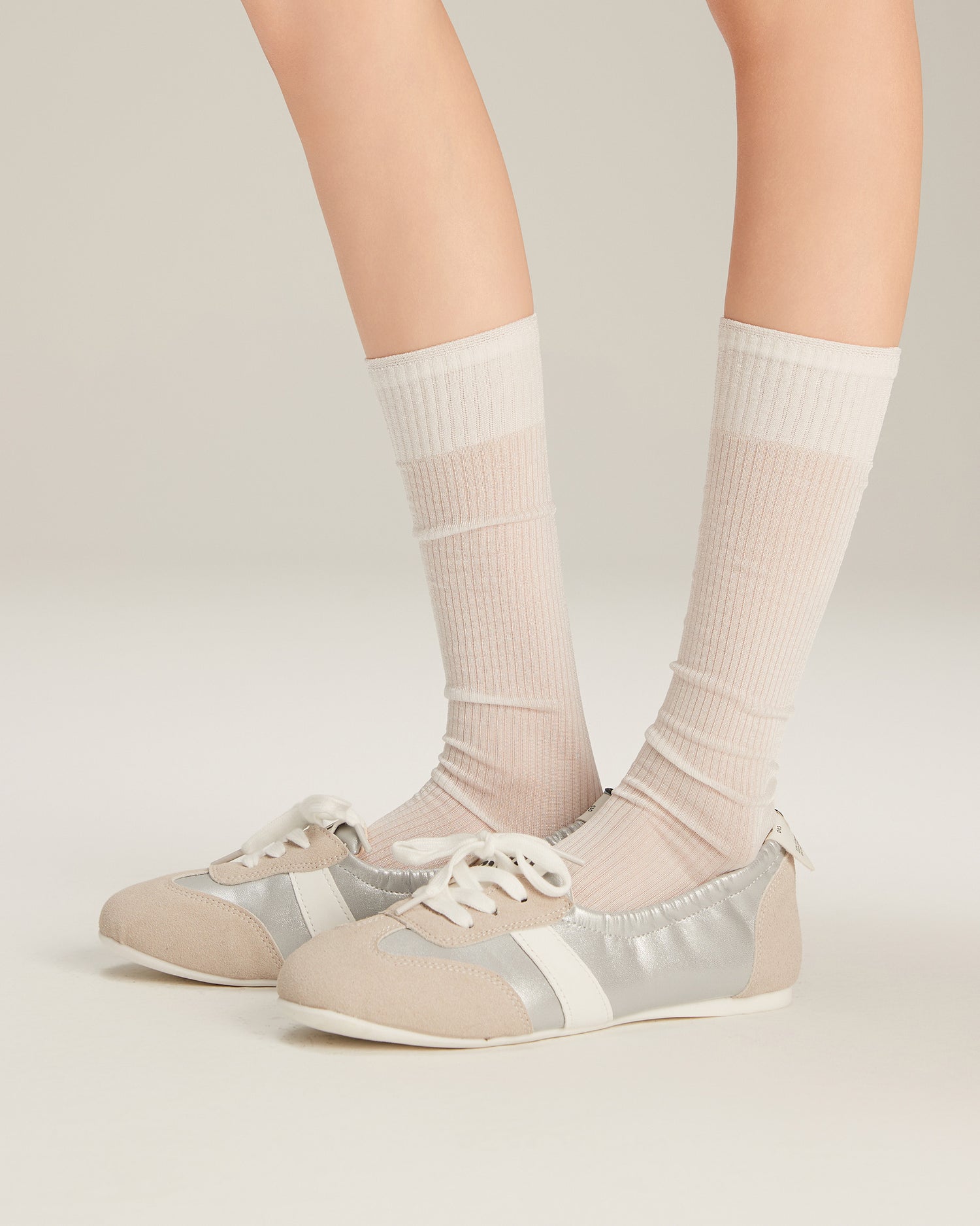 Women's Rayon Ribbed Knee-High Socks