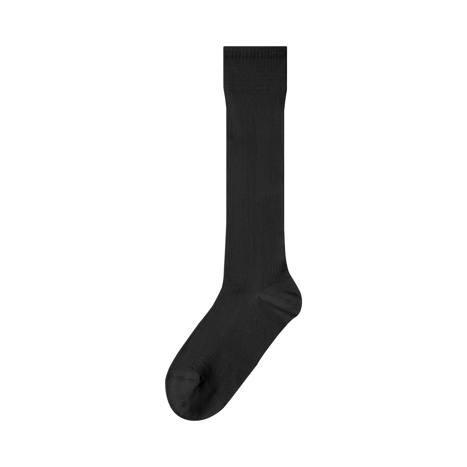 Women's Rayon Ribbed Knee-High Socks
